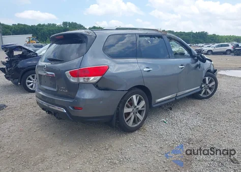 2015 Nissan Pathfinder Platinum/S/Sl/Sv из США, поврежденный, VIN 5N1AR2MM7FC671073